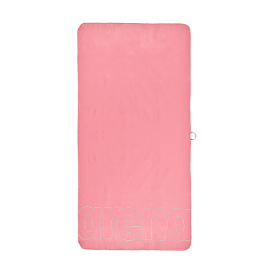 Toalla de gimnasio microfibra Arena Smart Plus Rosa/Blanco