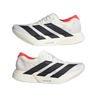 Zapatillas Adidas Adizero Adios Pro 4 Hombre Cloud White Core Black Silver Metallic