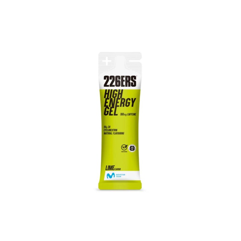 226ers High Energy Gel 76g cafeína Lime