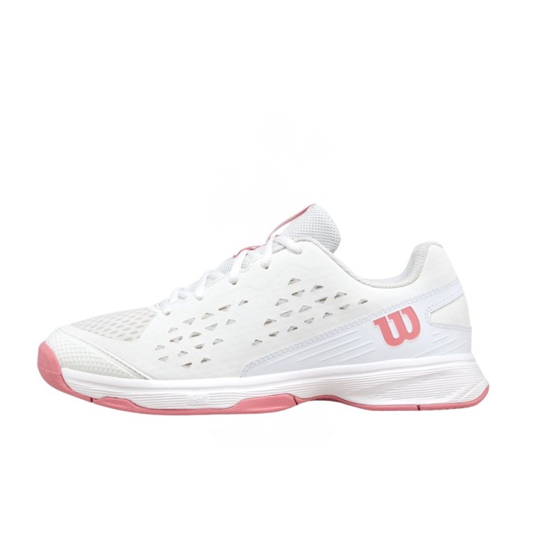 Zapatillas Wilson Rush Pro L Junior Tennis Unisex White/ White/ Mauveglow
