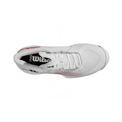 Zapatillas tenis Wilson Kaos Swift 1.5 Clay Mujer White/ Deja Vu Blue/ Wilson Red