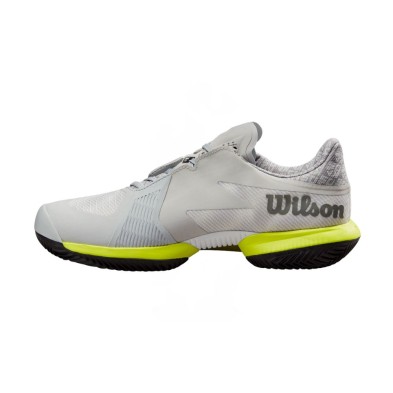 Zapatillas tenis WIlson Kaos Swift 1.5 Clay Hombre Pearl Blue/ Black/ Safety Yellow