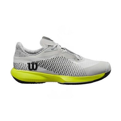 Zapatillas tenis WIlson Kaos Swift 1.5 Clay Hombre gris negro amarillo