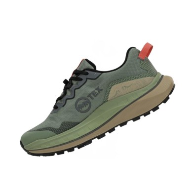 Zapatillas Waterproof Atom Terra Max AT190 Hombre verde kaki naranja negro