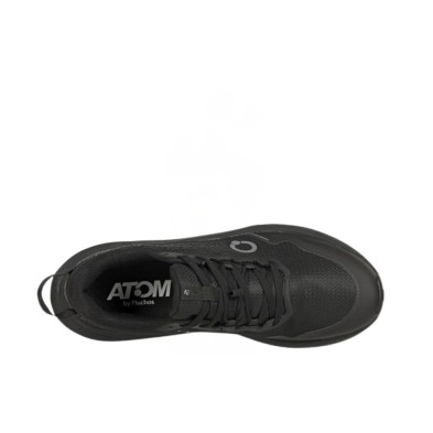Zapatillas Waterproof Atom Terra Max AT190 Hombre All Black ajuste cómodo perfectas para lluvia y barro