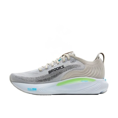 Zapatillas Brooks Adrenaline GTS 25 hombre gris verde fluor y azul