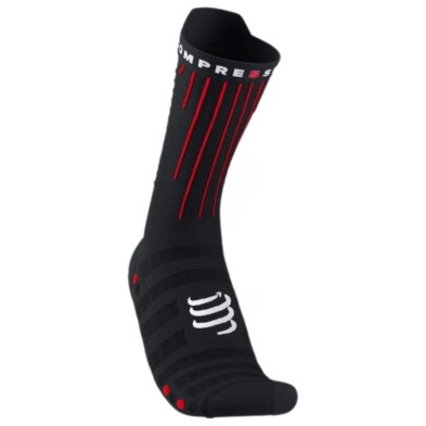 Calcetines Compressport Aero socks Black/ Red