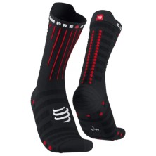 Calcetines Compressport Aero socks Black/ Red