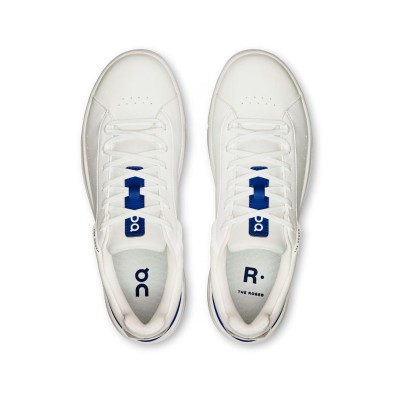 Zapatillas On Running THE ROGER Advantage hombre White/ Indigo blanco azul par