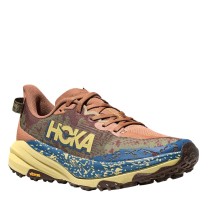 Zapatillas Hoka Speedgoat 6 Hombre marrón azul amarillo