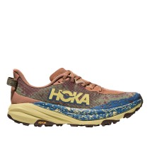 Zapatillas Hoka Speedgoat 6 Hombre marrón azul amarillo
