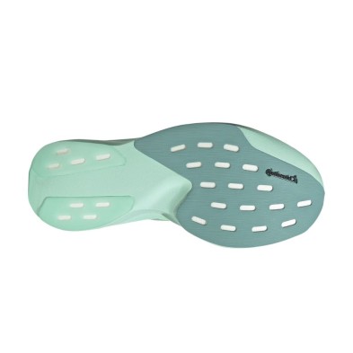 Zapatillas Adidas Adizero Evo SL Mujer Semi Flash Aqua/ Lucid Lemon/ Mint Ton suela continental