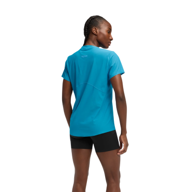 Camiseta Hoka M/corta Airolite Short Sleeve 2.0 Blue detrás