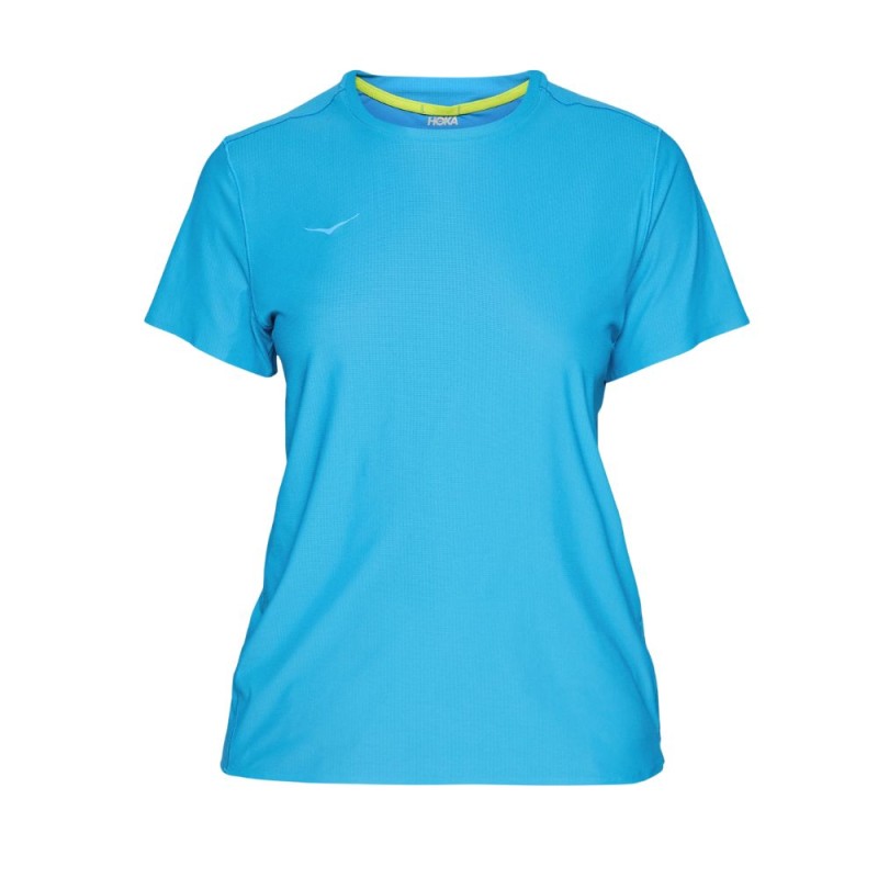 Camiseta M/corta Airolite 2.0 mujer Hoka Blue