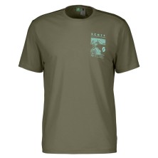 Camiseta manga corta Scott Defined Dri hombre Hay Green