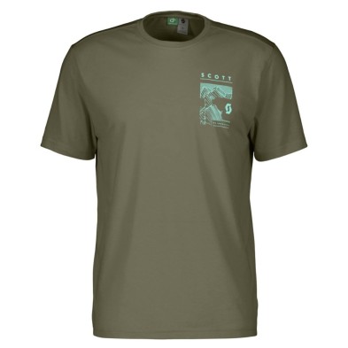 Camiseta manga corta Scott Defined Dri hombre Hay Green