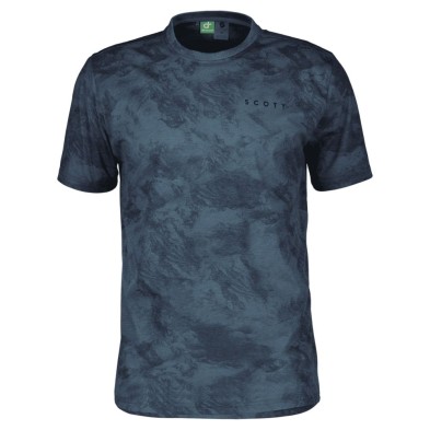 Camiseta manga corta Scott Dri Tie Dye hombre Dark Blue