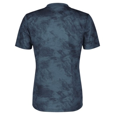 Camiseta manga corta Scott Dri Tie Dye hombre azul marino