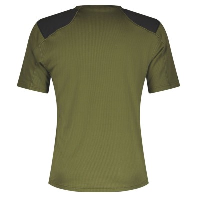 Camiseta manga corta Scott Defined Tech hombre Verde Negro