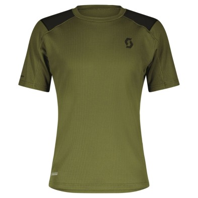 Camiseta manga corta Scott Defined Tech hombre Green/ Black