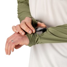 Camiseta manga larga Scott Endurance Tech hombre Hay Green/ Cotton White