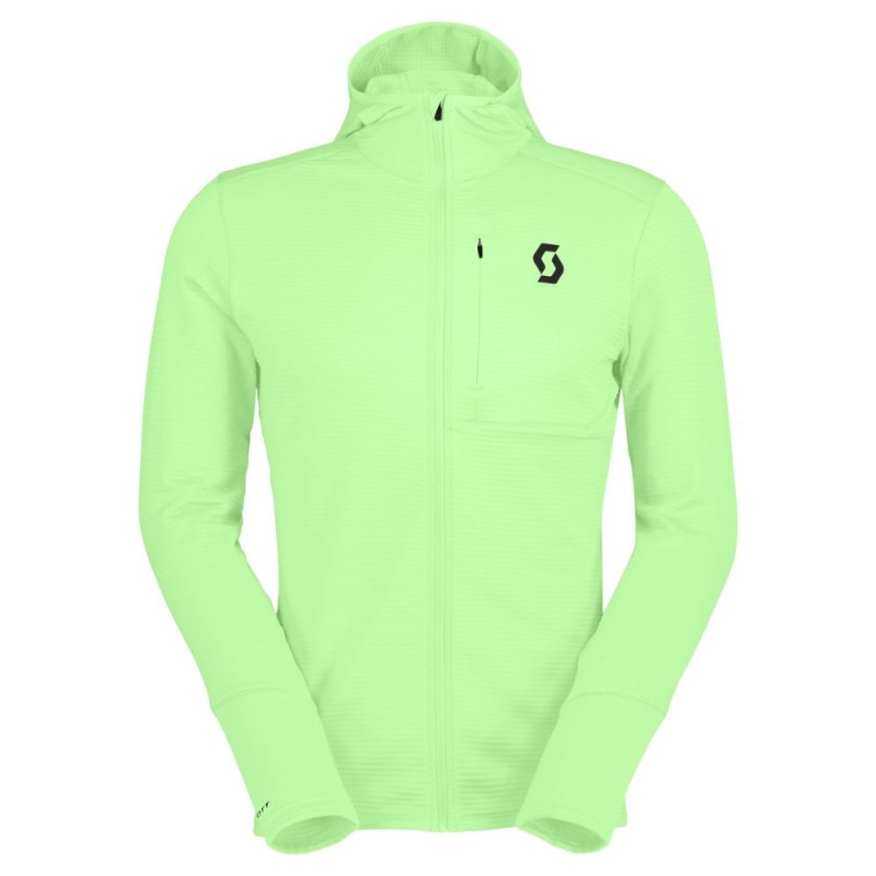 Sudadera con capucha Scott Definied Light hombre Glow Greenhite