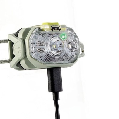 Linterna frontal Petzl Swift LT 380 lúmenes Verde bosque, recarga conector USB-C
