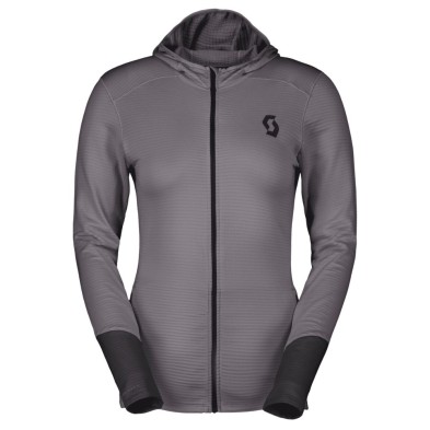 Sudadera con capucha Scott Definied Light mujer Evening Grey/ Black