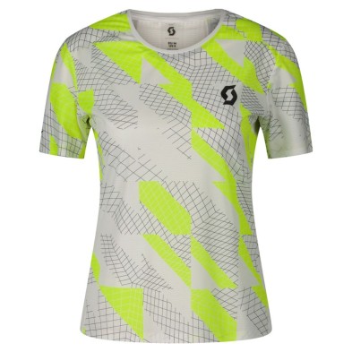 Camiseta manga corta Scott RC Run mujer White/ Black