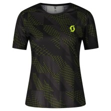 Camiseta manga corta Scott RC Run mujer Black/ Yellow