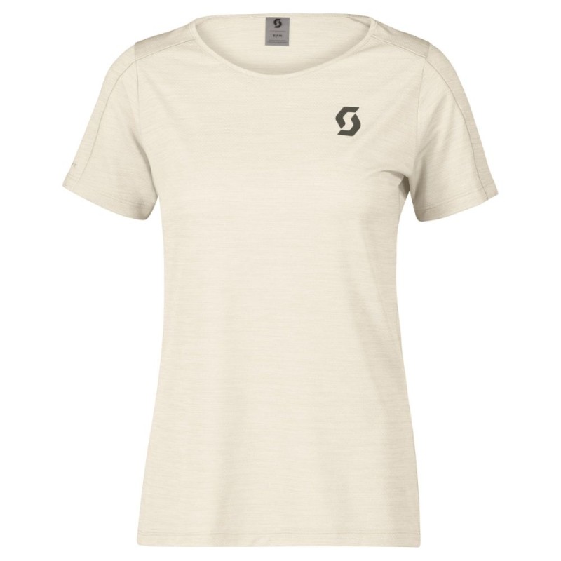 Camiseta manga corta Scott Endurance LT mujer Cotton White