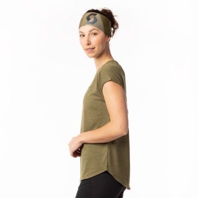 Camiseta manga corta Scott Defined mujer Hay Green suave y cómoda