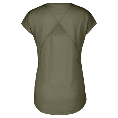 Camiseta manga corta Scott Defined mujer Verde heno