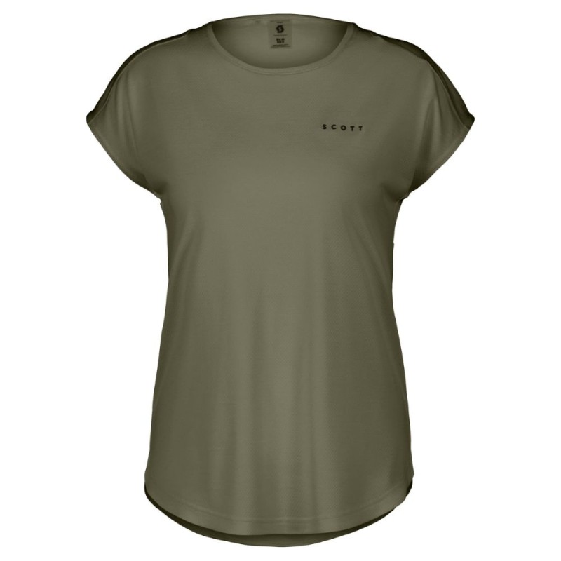 Camiseta manga corta Scott Defined mujer Hay Green
