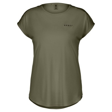 Camiseta manga corta Scott Defined mujer Hay Green