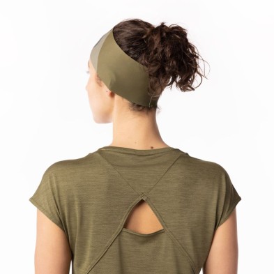 Camiseta manga corta Scott Defined mujer ejemplo espalda con abertura