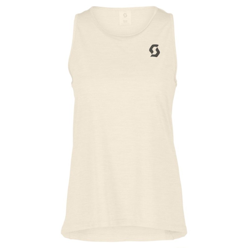 Camiseta tirantes Scott Endurance LT mujer Cotton White