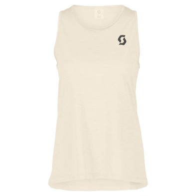 Camiseta tirantes Scott Endurance LT mujer Cotton White