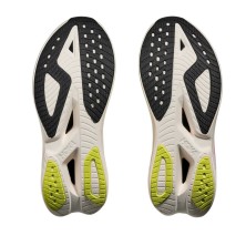 Zapatillas Hoka Mach X 3 mujer White/ Neon Lime velocidad propulsiva