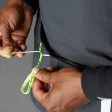 Pantalón corto Adidas Adizero running Split 3" hombre negro y cordón amarillo fluor para un ajuste cómodo