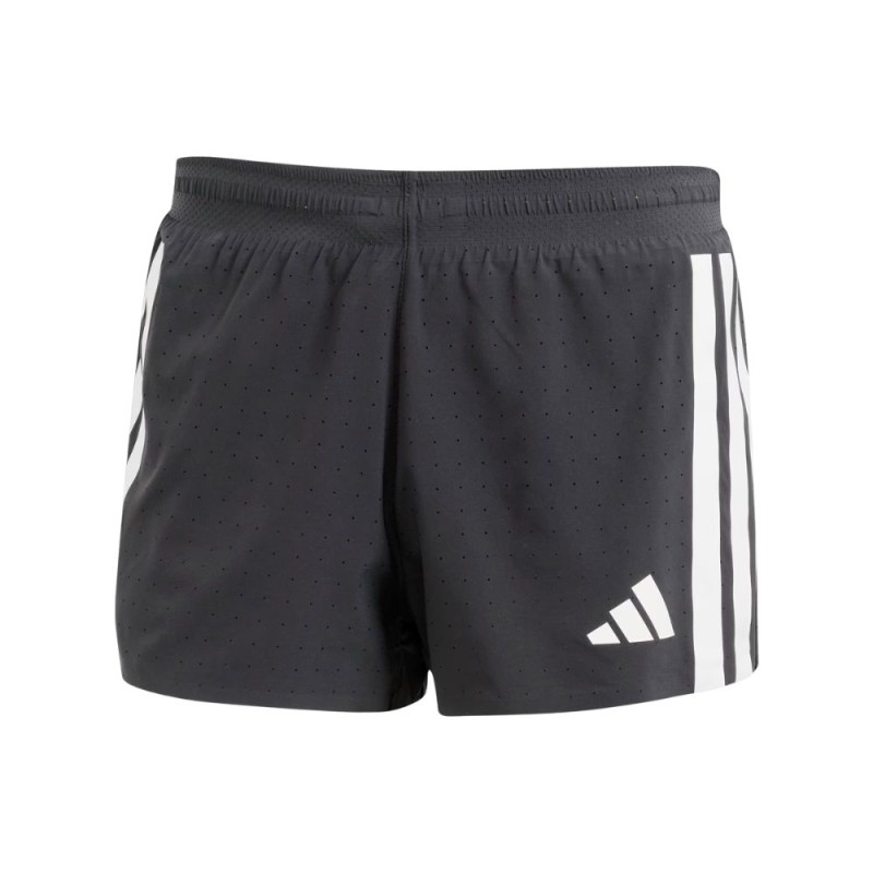 Pantalón corto Adidas Adizero running Split 3" hombre Black