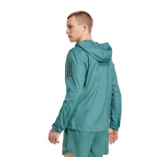 Chaqueta Cortavientos Adidas OTR B hombre verde azulado