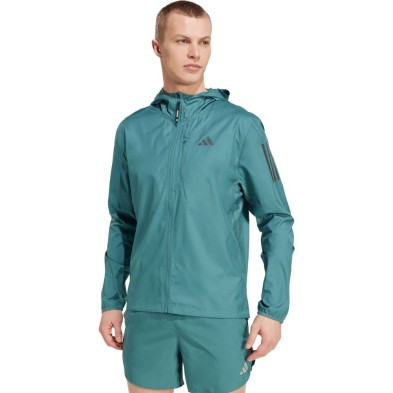 Chaqueta Cortavientos Adidas Own the run B hombre Preloved Teal