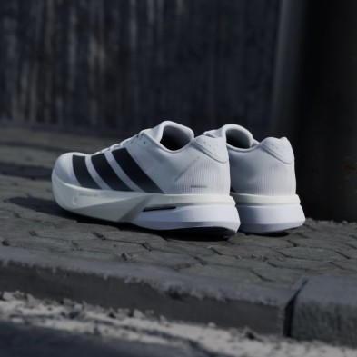 Zapatillas Adidas Adizero Boston 13 Hombre Cloud White/ Core Black/ Dash Grey