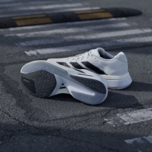 Zapatillas Adidas Adizero Boston 13 Hombre Cloud White/ Core Black/ Dash Grey Suela Lighttraxion