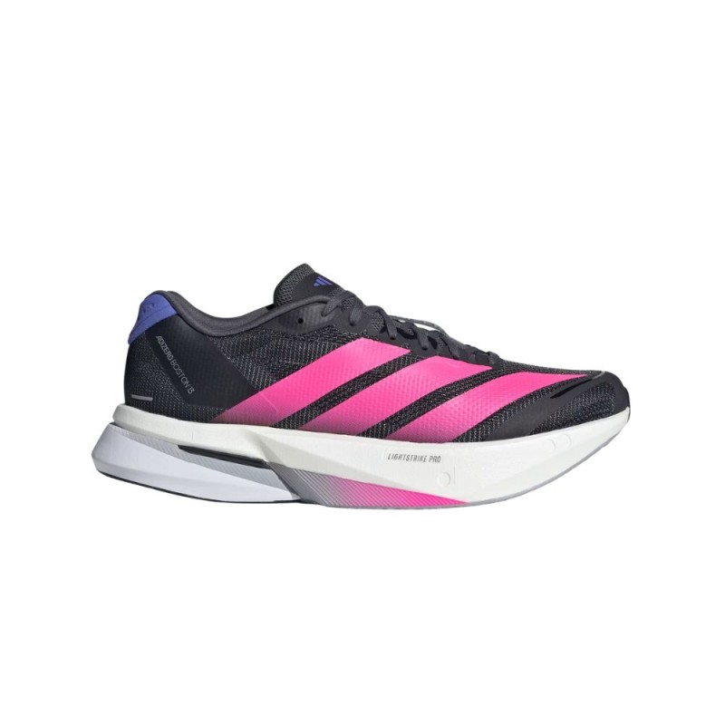 Zapatillas Adidas Adizero Boston 13 Mujer Core Black/ Lucid Pink/ Cobalt Blue