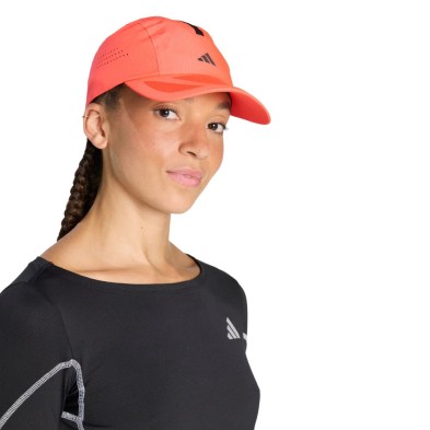 Gorra Adidas Running X Adizero Unisex rosa fluor mujer