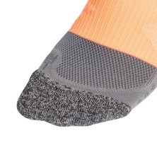 Calcetines Adidas Runxboost Grey Four/ Grey Six/ Lucid Orange puntera acolchada