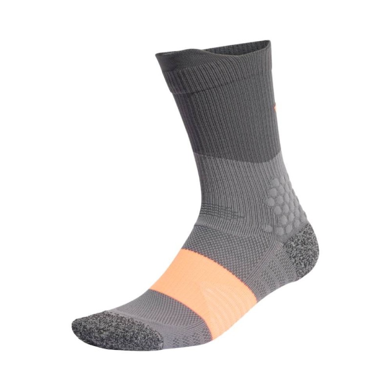 Calcetines Adidas Runxboost Grey Four/ Grey Six/ Lucid Orange