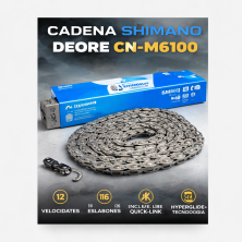 Cadena Shimano Deore CN M6100 12V 116 eslabones